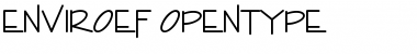 Download EnviroEF Font Download EnviroEF Font