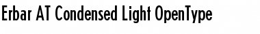 Download Erbar AT Condensed Light Font Download Erbar AT Condensed Light Font