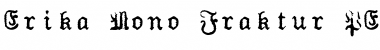 Download Erika Mono Fraktur Font Download Erika Mono Fraktur Font