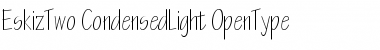 Download EskizTwo-CondensedLight Font Download EskizTwo-CondensedLight Font