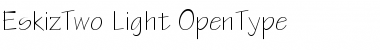 Download EskizTwo-Light Font Download EskizTwo-Light Font