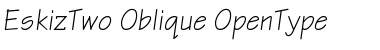 Download EskizTwo-Oblique Font Download EskizTwo-Oblique Font