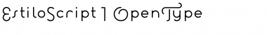 Download EstiloScript Font Download EstiloScript Font