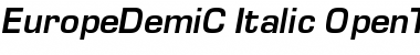 Download EuropeDemiC Font Download EuropeDemiC Font