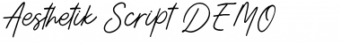 Download Aesthetik Script Font Download Aesthetik Script Font