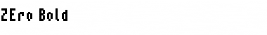 Download Zero Font Download Zero Font