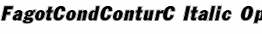 Download FagotCondConturC Font Download FagotCondConturC Font