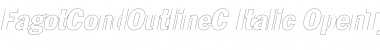 Download FagotCondOutlineC Font Download FagotCondOutlineC Font