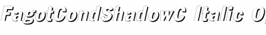Download FagotCondShadowC Font Download FagotCondShadowC Font