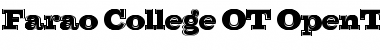 Download Farao College OT Font Download Farao College OT Font