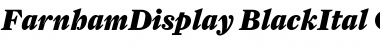 Download FarnhamDisplay-BlackItal Font Download FarnhamDisplay-BlackItal Font