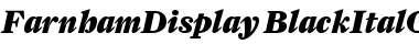 Download FarnhamDisplay-BlackItalOSF Font Download FarnhamDisplay-BlackItalOSF Font