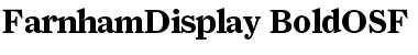 Download FarnhamDisplay-BoldOSF Font Download FarnhamDisplay-BoldOSF Font