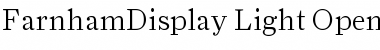 Download FarnhamDisplay-Light Font Download FarnhamDisplay-Light Font