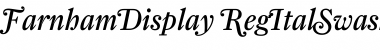 Download FarnhamDisplay-RegItalSwash Font Download FarnhamDisplay-RegItalSwash Font