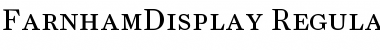 Download FarnhamDisplay-RegularSC Font Download FarnhamDisplay-RegularSC Font