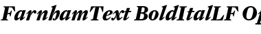 Download FarnhamText-BoldItalLF Font Download FarnhamText-BoldItalLF Font