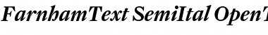 Download FarnhamText-SemiItal Font Download FarnhamText-SemiItal Font