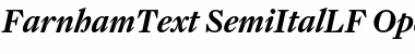 Download FarnhamText-SemiItalLF Font Download FarnhamText-SemiItalLF Font