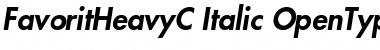 Download FavoritHeavyC Font Download FavoritHeavyC Font