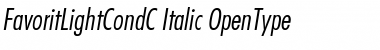 Download FavoritLightCondC Font Download FavoritLightCondC Font