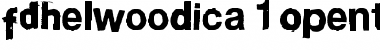 Download FD Helwoodica Font Download FD Helwoodica Font