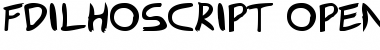 Download FD Ilhoscript Font Download FD Ilhoscript Font
