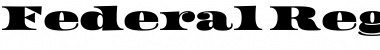 Download Federal Font Download Federal Font