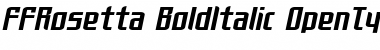 Download FFRosetta-BoldItalic Font Download FFRosetta-BoldItalic Font