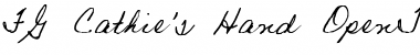 Download FG Cathie's Hand Font Download FG Cathie's Hand Font