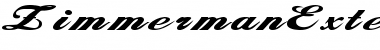 Download ZimmermanExtended Font Download ZimmermanExtended Font