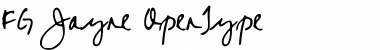 Download FG Jayne Font Download FG Jayne Font