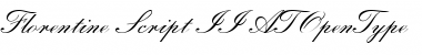 Download Florentine Script II AT Font Download Florentine Script II AT Font