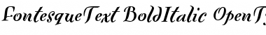 Download FontesqueText-BoldItalic Font Download FontesqueText-BoldItalic Font