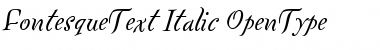 Download FontesqueText-Italic Font Download FontesqueText-Italic Font