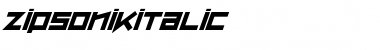 Download ZipSonikItalic Font Download ZipSonikItalic Font