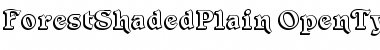 Download Forest Shaded Font Download Forest Shaded Font