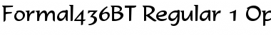 Download Formal 436 Font Download Formal 436 Font