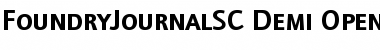 Download FoundryJournalSC-Demi Font Download FoundryJournalSC-Demi Font