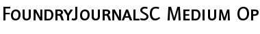 Download FoundryJournalSC-Medium Font Download FoundryJournalSC-Medium Font