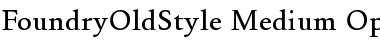Download FoundryOldStyle Font Download FoundryOldStyle Font