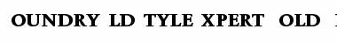 Download FoundryOldStyleExpert Font Download FoundryOldStyleExpert Font