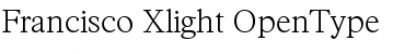 Download Francisco-Xlight Font Download Francisco-Xlight Font