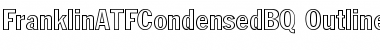 Download FranklinATFCondensedBQ Font Download FranklinATFCondensedBQ Font