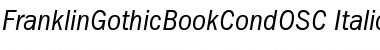 Download FranklinGothicBookCondOSC Font Download FranklinGothicBookCondOSC Font