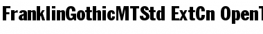 Download Franklin Gothic MT Std Font Download Franklin Gothic MT Std Font