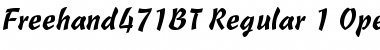 Download Freehand 471 Font Download Freehand 471 Font