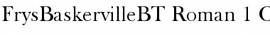 Download Fry's Baskerville Font Download Fry's Baskerville Font