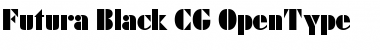 Download Futura Black CG Font Download Futura Black CG Font