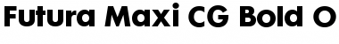Download Futura Maxi CG Bold Font Download Futura Maxi CG Bold Font